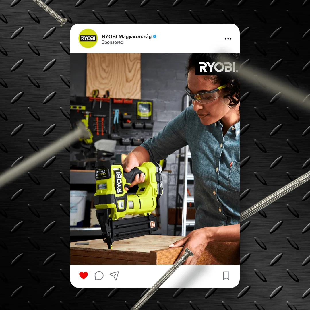 RYOBI social media tartalmak