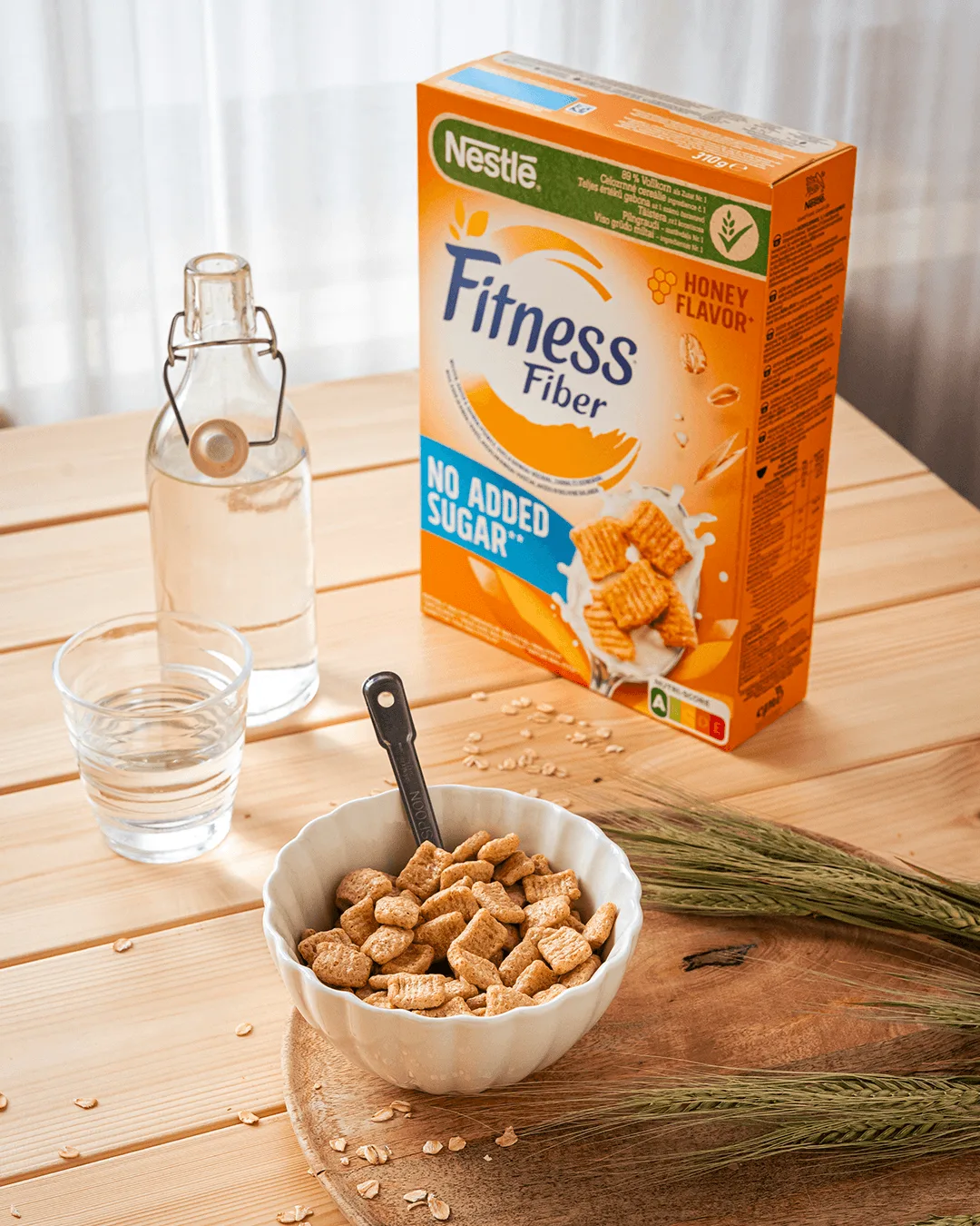 Nestlé Chocapic és Fitness Fiber lifestyle termékfotók prémium FMCG tartalomgyártáshoz