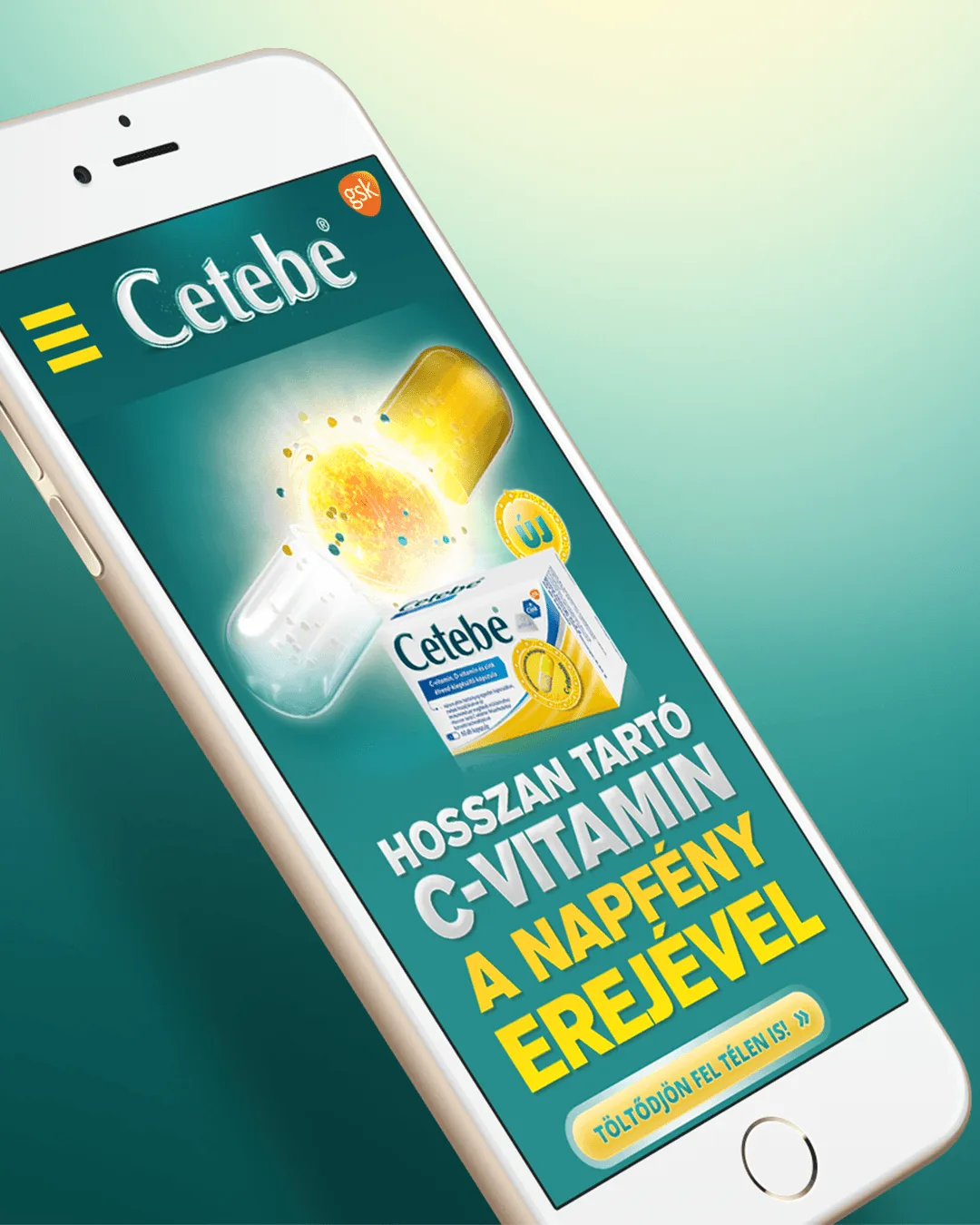 Creation of the Cetebe Sunny launch campaign and TV advert