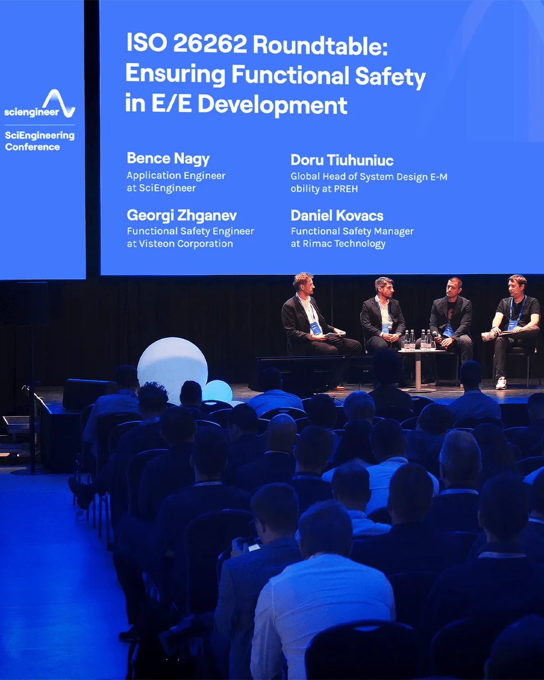 Kerekasztal-beszélgetés a SciEngineering Konferencián.
