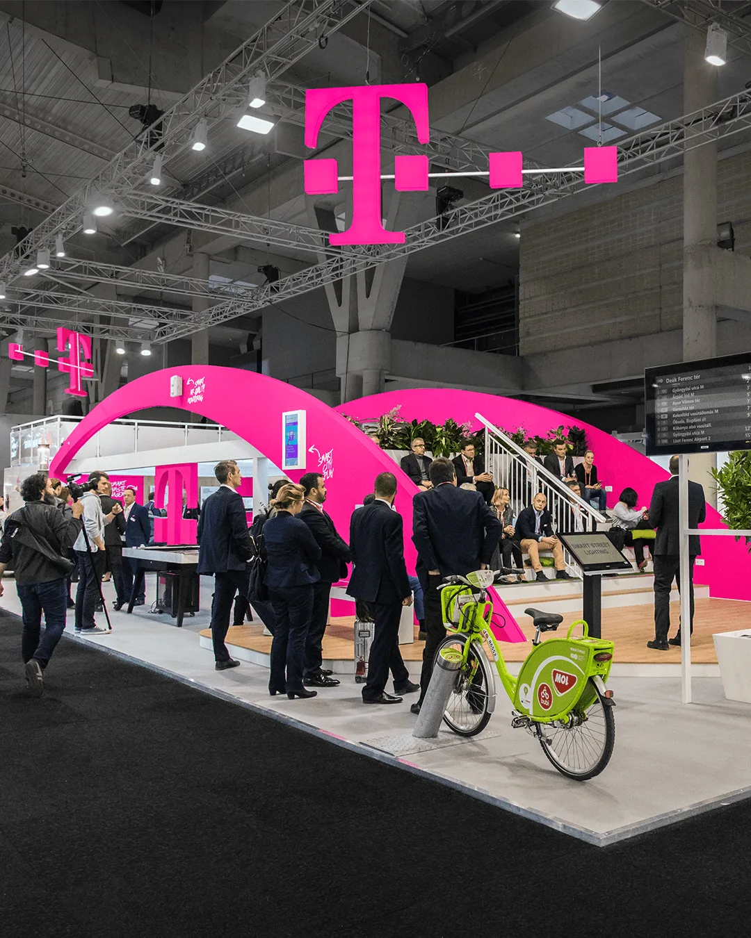 A Telekom standja Barcelonában