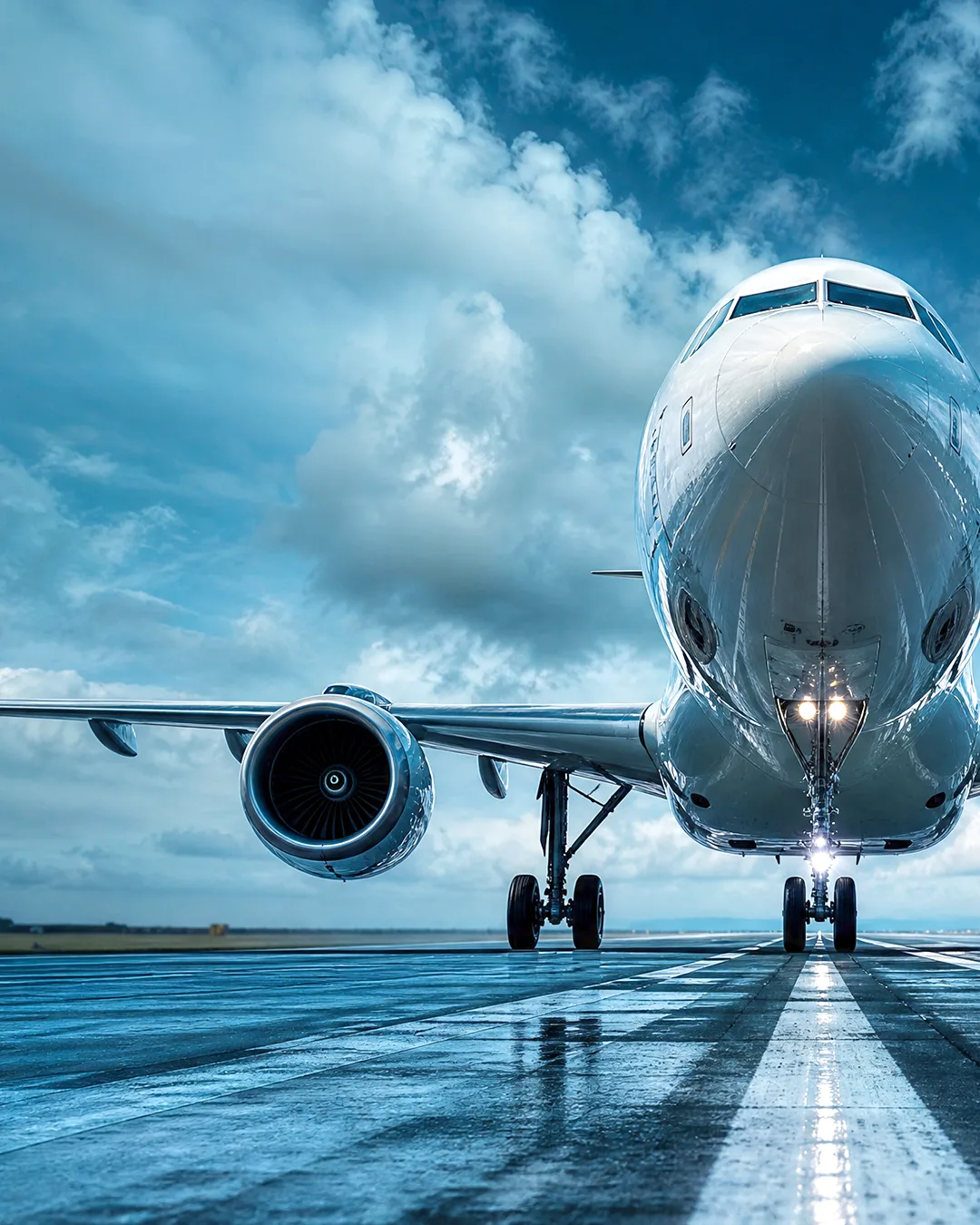 Budapest Airport digitális kampány kreatív repülőgéppel a kifutópályán
