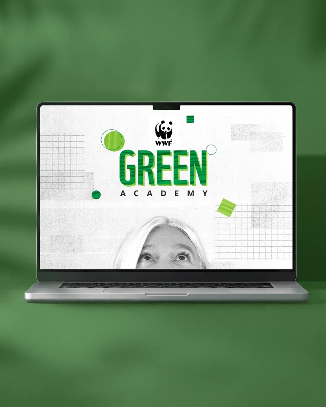 WWF Green Academy e-learning produkció saját stúdiós videókkal és kreatív csapattal